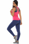 Leggings lisos azul marino - Training Shopify y Medios Sociales